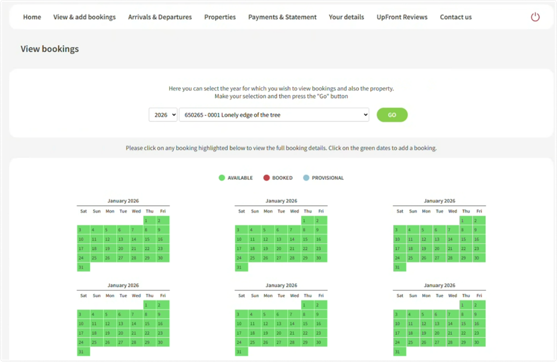 Owner Portal UI
