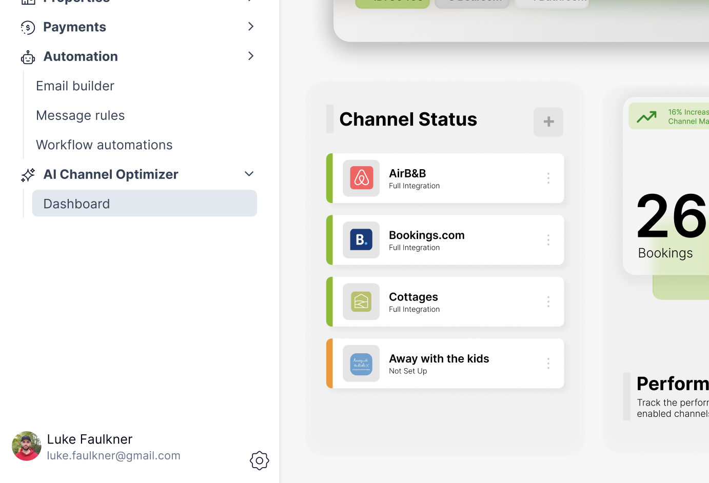 Channel Management UI